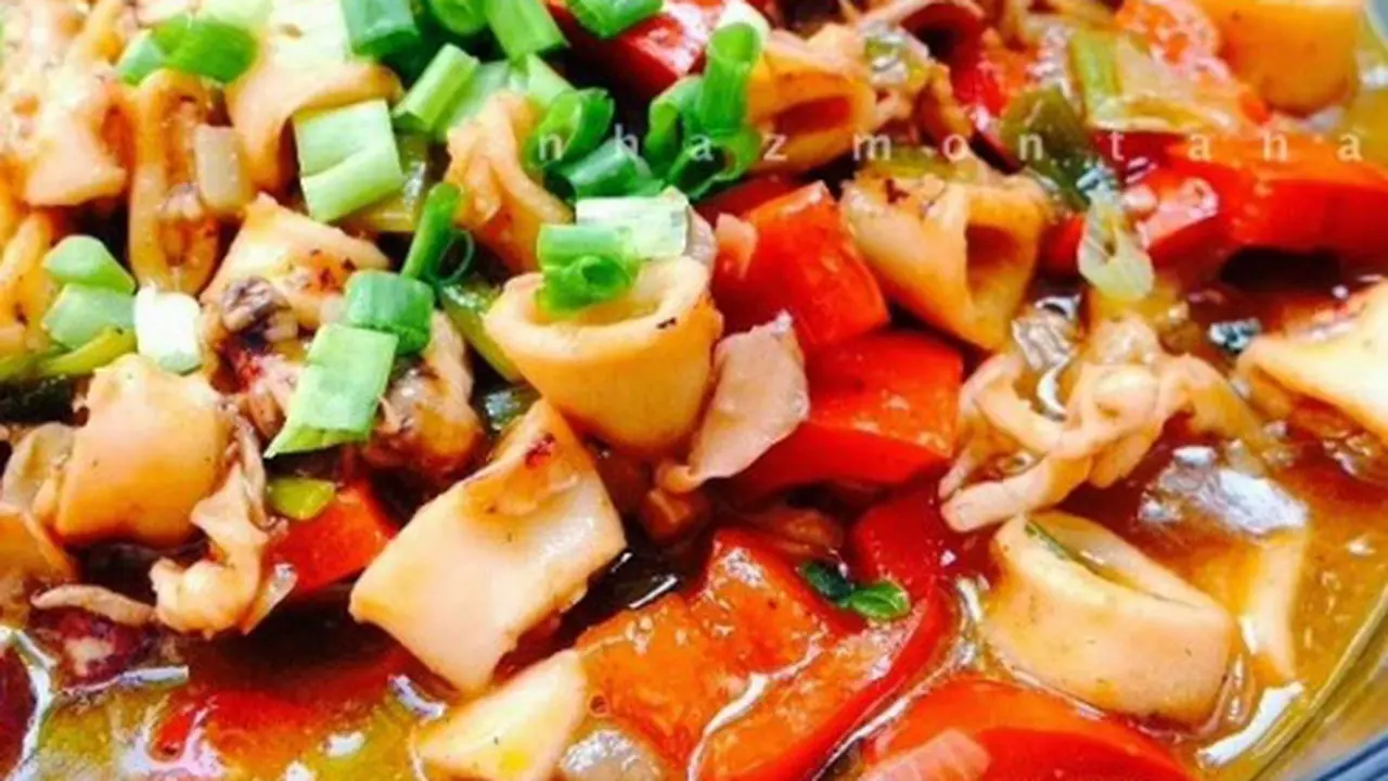 Menu Maksi: Cumi Asam Manis