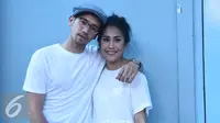 Tarra Budiman bersama kekasihnya, Gya Sadiqah. (Liputan6.com/Herman Zakharia)