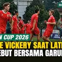 Aksi Luke Vickery dalam Latihan Timnas Indonesia, Berpeluang Debut di FIFA ASEAN Cup 2026