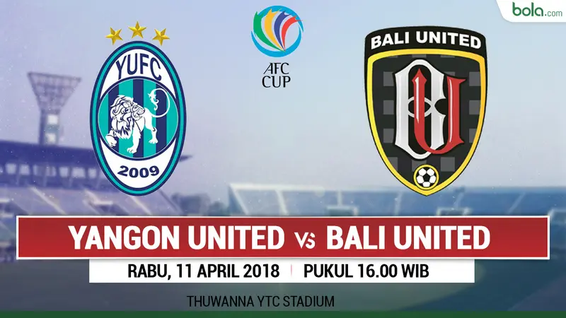 Yangon United Vs Bali United