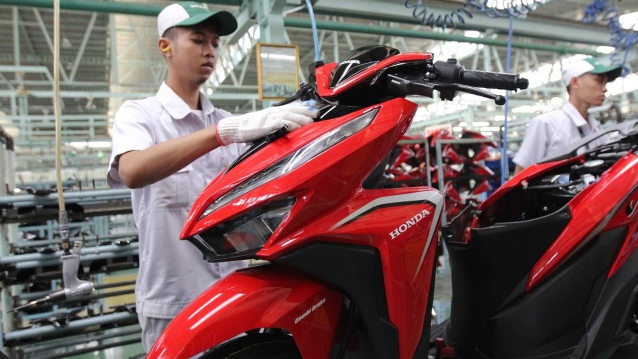 PT Astra Honda Motor (AHM) berhasil meningkatkan ekspor sepeda motor nasional sepanjang tahun 2019