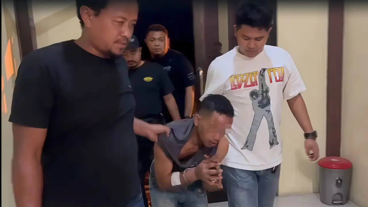 Suradi, gembong curanmor di Lampung diringkus polisi di Tangerang. (Dok. Istimewa)