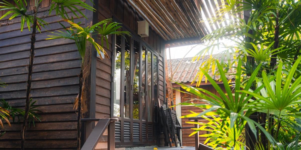 Ilustrasi Rumah Anyaman Bambu