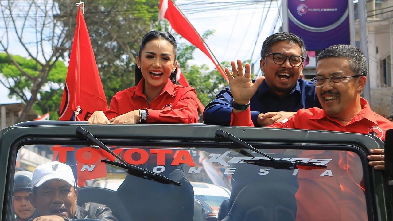 7 Potret Kris Dayanti Maju jadi Calon Wali Kota Batu, Sejumlah Seleb dan Public Figure Beri Dukungan