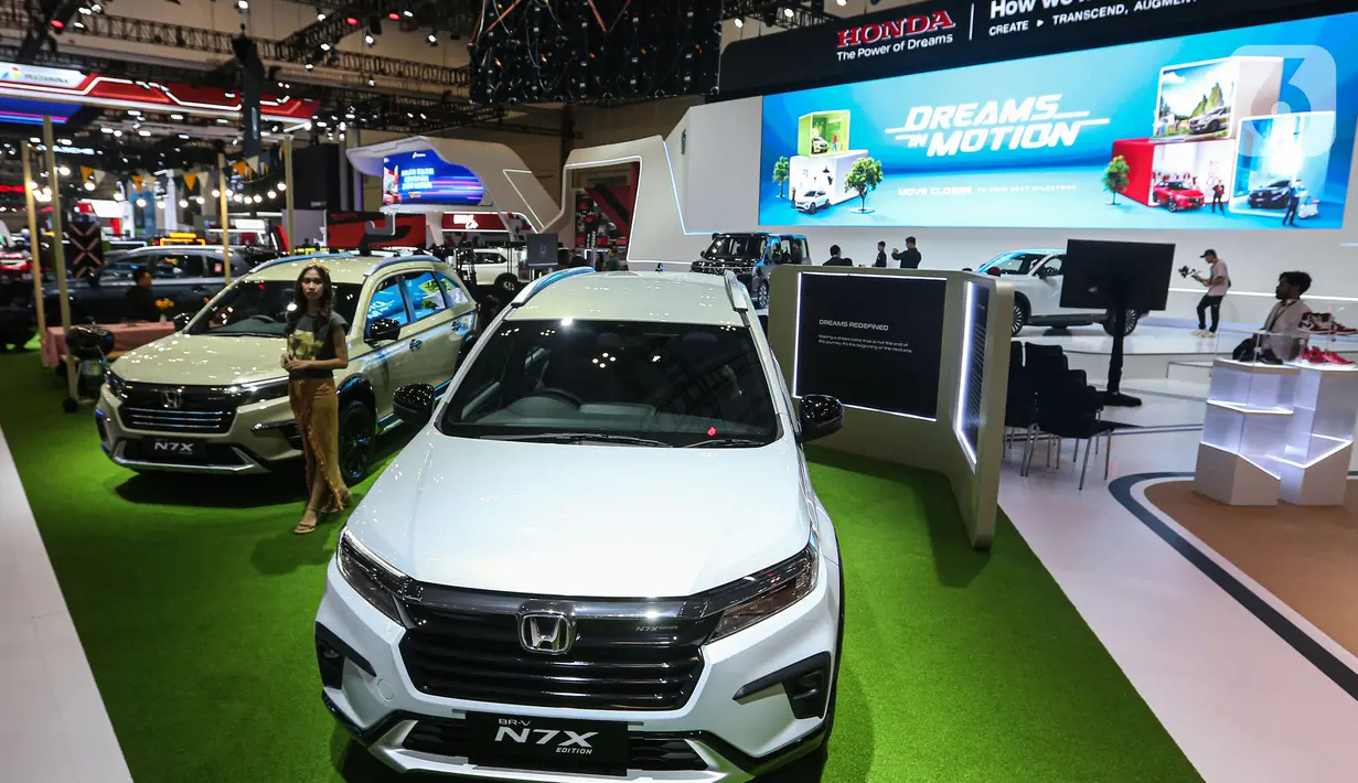 Honda e:N1 merupakan mobil listrik pertama merek asal Jepang tersebut yang akan dijual di Indonesia. (Liputan6.com/Angga Yuniar)
