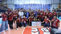 Jakarta LavAni Livin' Transmedia sukses menjuarai putaran pertama Proliga 2026. (Dok. PBVSI)