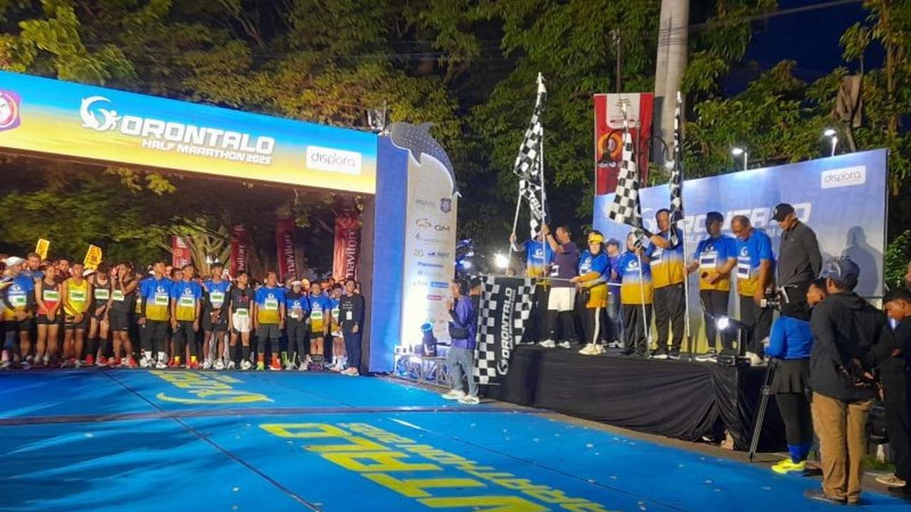 Sukses Besar! Gorontalo Half Marathon 2025 Catat Sejarah, Tarik Ribuan Peserta Nasional