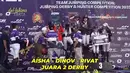 Belum lama ini, Aisha mengikuti salah satu ajang perlombaan berkuda "The Jakarta Horse Show Jumping 2023" untuk kategori Team Jumping Competition. [Youtube/deHakims channel]
