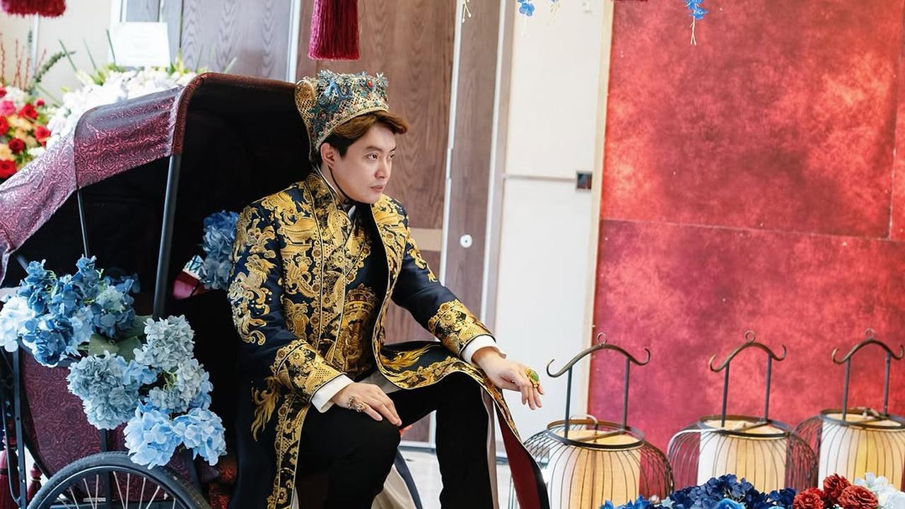 Potret Ulang Tahun Edric Tjandra yang ke-40, Meriah Banget dan Tampil Bak Raja Chindo Kingdom