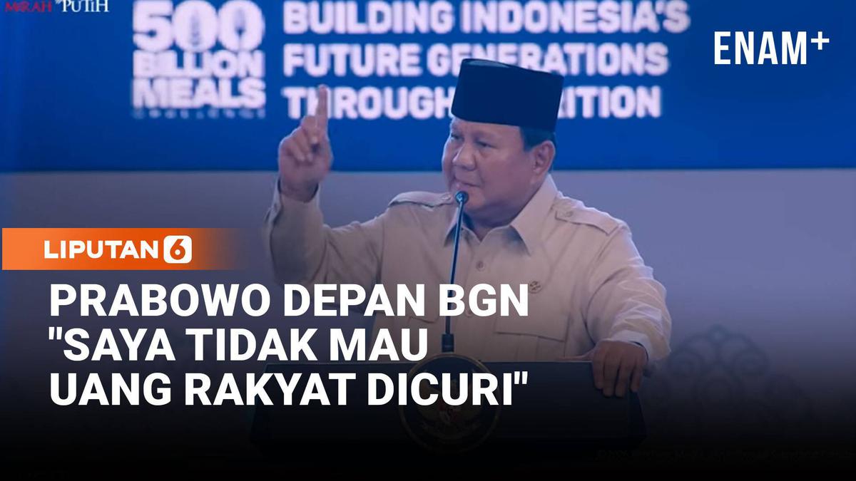 Menggelegar! Prabowo Depan BGN Usai Pecat 3 Pimpinan: Saya Tak Mau Uang Rakyat Dicuri!