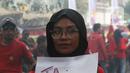 Pengunjuk rasa menilai Tapera merupakan perampokan uang rakyat dengan gaya baru. (Liputan6.com/Angga Yuniar)