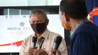 Dirjen Pencegahan dan Pengendalian Penyakit Kementerian Kesehatan, dr Achmad Yurianto konferensi pers soal isolasi mandiri di Graha BNPB, Jakarta, Senin (6/4/2020). (Dok Badan Nasional Penanggulangan Bencana/BNPB)