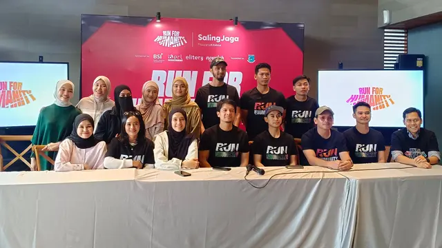 Jumpa pers Run for Humanity 2024