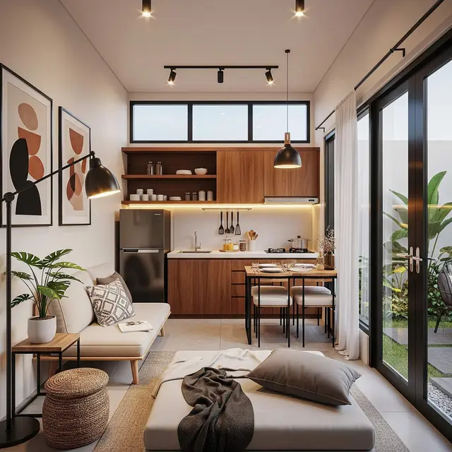 Desain Rumah Mungil Ala Villa