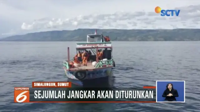 Tim Basarnas kerahkan kekuatan cari korban di titik koordinat karamnya Kapal Motor Sinar Bangun yang tenggelam di Danau Toba.