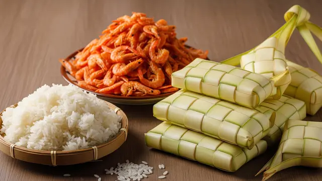 Cara Mambuat Ketupat Ebi Pontianak
