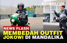 VIDEO: Rincian Outfit Kece Presiden Jokowi Buat Jajal Sirkuit Mandalika