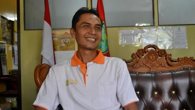 Dedy Gunawan, Ketua Gapoktan Ngudi Jaya, Beji, Bobotsari, Purbalingga. (Foto: Liputan6.com/Muhamad Ridlo)