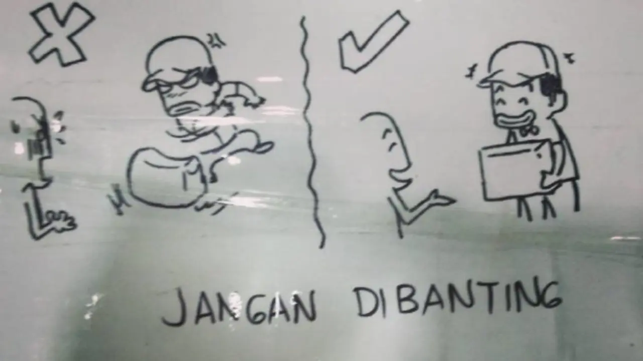 8 Foto Tulisan Jangan Dibanting di Paket Ini Bikin Senyum-Senyum Sendiri
