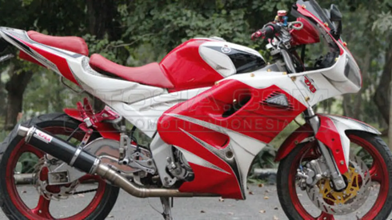 Modifikasi Yamaha Vixion (Foto: Rhavha G. Bastian)