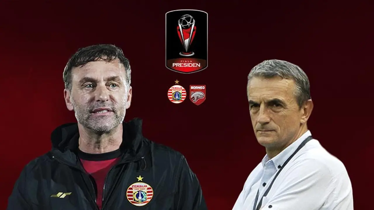 Piala Presiden 2022 - Duel Pelatih - Persija Jakarta Vs Borneo FC