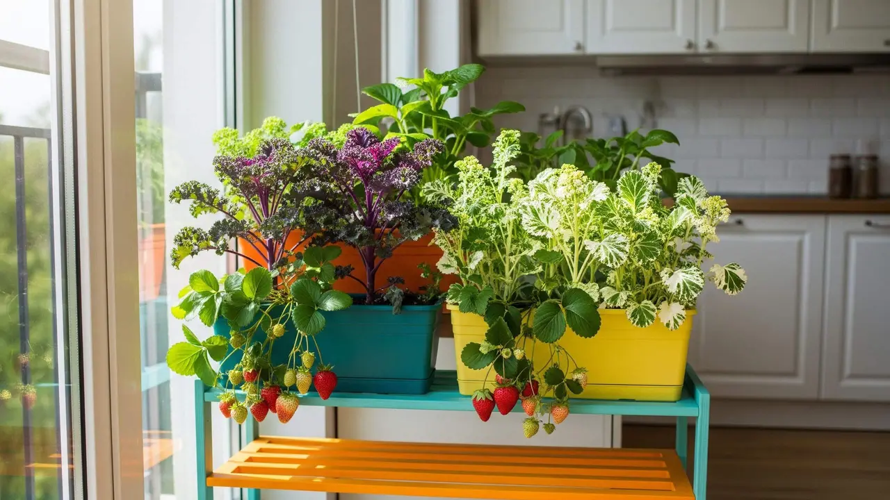 Desain Kebun Sayur di Rak Sepatu Bekas Unik dan Hemat Tempat