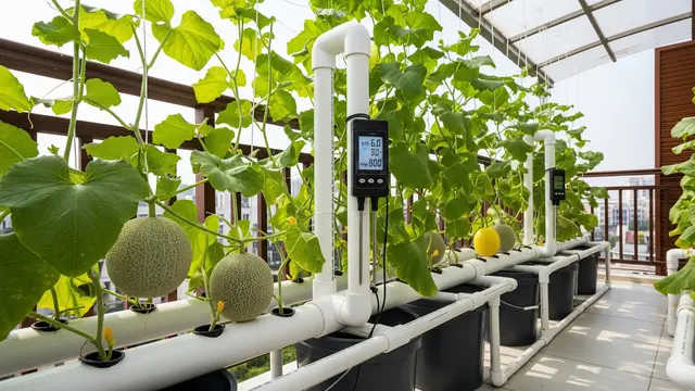 Ilustrasi Tips Efisiensi Berkebun Melon untuk Petani Sibuk/Gemini AI