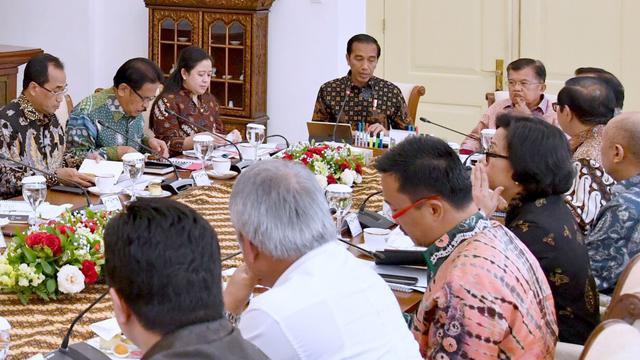 Rapat terbatas tentang perkembangan persiapan Asian Games ke-18
