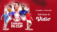 Jadwal lengkap FA Cup Pekan Ini, Mulai 8-11 Januari 2022 Live di Vidio