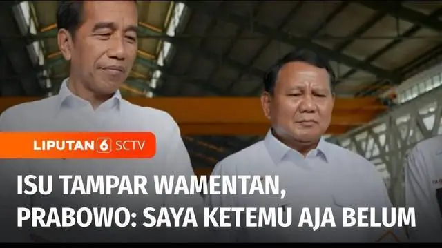 Menteri Pertahanan Prabowo Subianto menanggapi isu dirinya menampar dan mencekik Wakil Menteri Pertanian, Harvick Hasnul Qolbi. Prabowo menyatakan belum bertemu dengan Wamentan, melainkan dengan Mentan Syahrul Yasin Limpo.