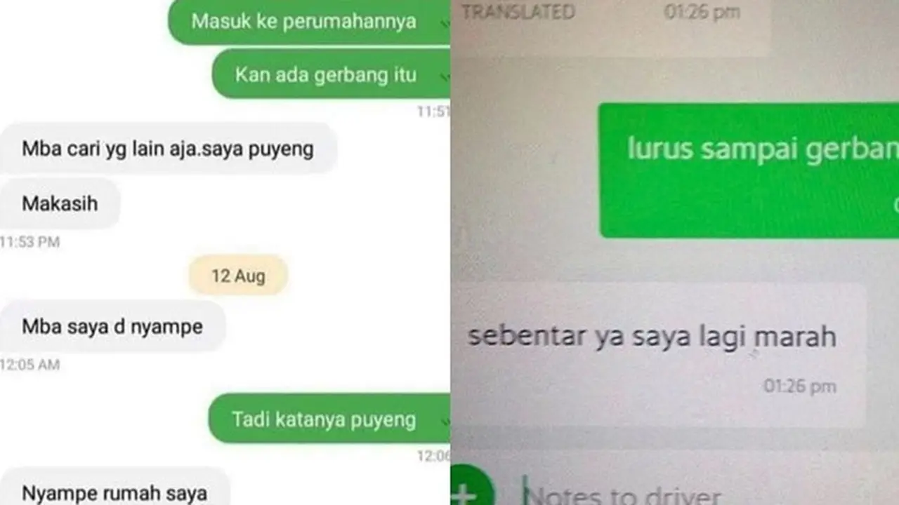 6 Chat Lucu Driver Ojek Online Ini Bikin Gagal Paham Penumpang
