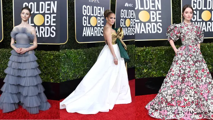 Parade gaun princess di Golden Globe 2020