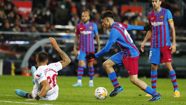 Foto: Aksi Pedri dan Ousmane Dembele saat Mengambil Alih Posisi Kedua Liga Spanyol, Pepet Real Madrid di Puncak Klasemen