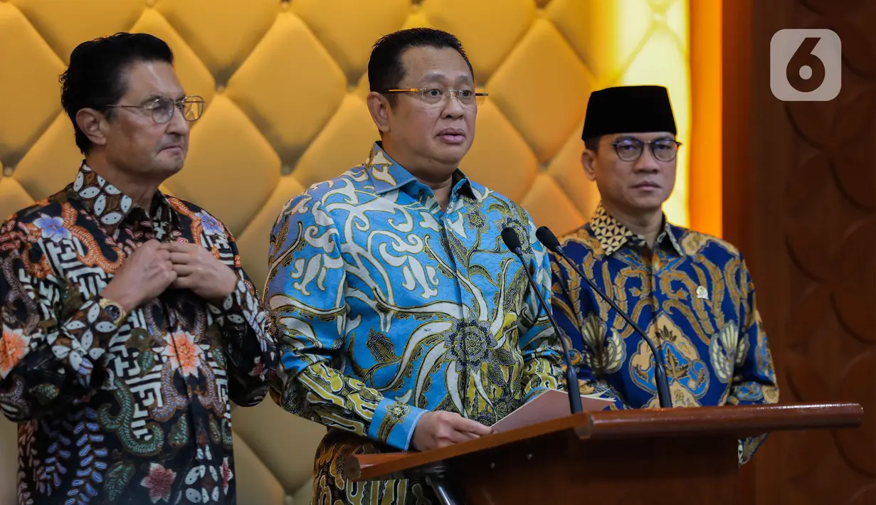 Bamsoet juga mengonfirmasi kehadiran Jokowi dalam Sidang Tahunan MPR 2023. (Liputan6.com/Faizal Fanani)