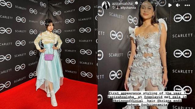 6 Potret Fuji dan Azizah Salsha di Gala TikTok Replay 2023, Tampil Manis dan Ceria