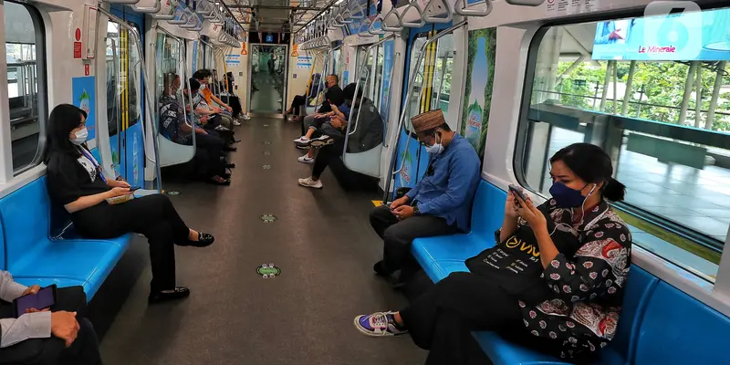 Dua Juta Lebih Orang Gunakan MRT Jakarta Selama September 2022
