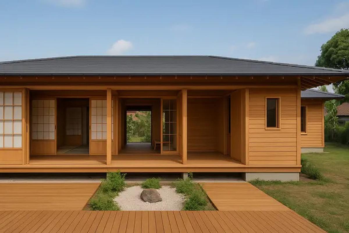 10 Inspirasi Rumah Bagus Sederhana dengan Lantai Kayu yang Memikat, Bikin Hunian Terlihat Lebih Mewah di Tahun 2025