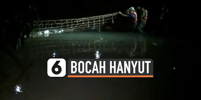 VIDEO: Jenazah Bocah Korban Banjir Mengambang di Kali Angke
