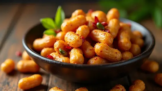 Resep Kacang Pedas Daun Jeruk yang Renyah dan Gurih