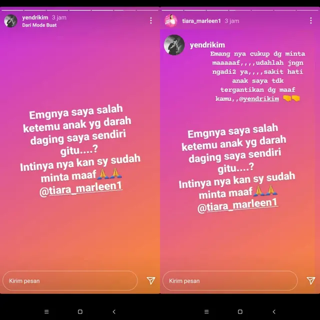 Unggahan Yendri Kim