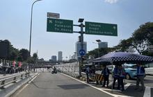 Imbas May Day, Akses Keluar Slipi Ruas Tol Dalam Kota Arah Grogol Ditutup Sementara