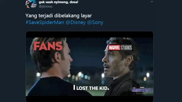Meme Spiderman Terancam Tak Ada di Marvel