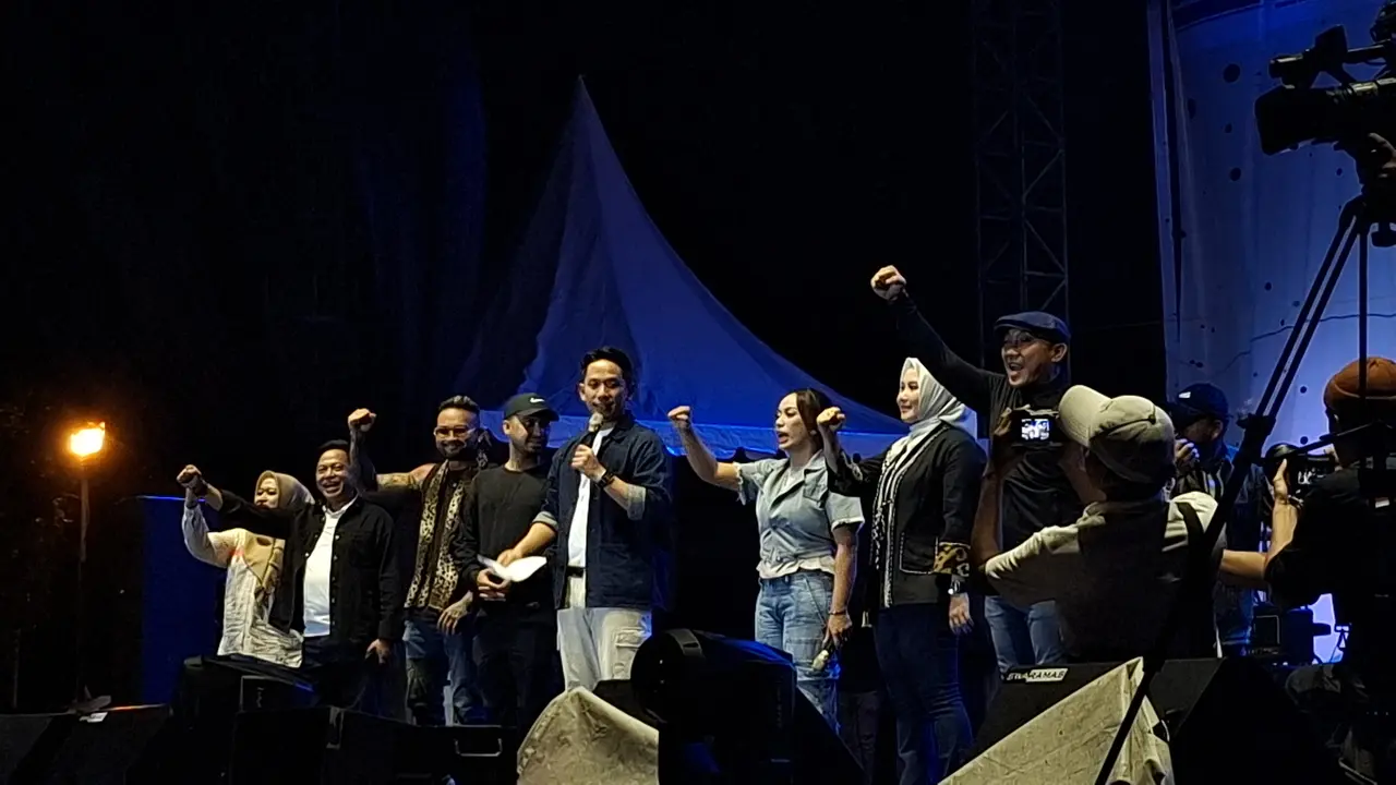 Malam pertama Lamsel Fest 2025. (Liputan6.com/Ardi Munthe)