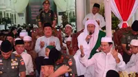 Wamenhan mengikuti acara maulid Nabi Muhammad di Pekalongan. (Radityo/Liputan6.com)