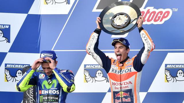 FOTO: Melihat Kembali Persaingan Valentino Rossi dan Marc Marquez di MotoGP