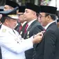 Walikota Denpasar I Gusti Ngurah Jaya Negara menerima dua penghargaan di hari peringatan otonomi daerah (otoda) nasional.