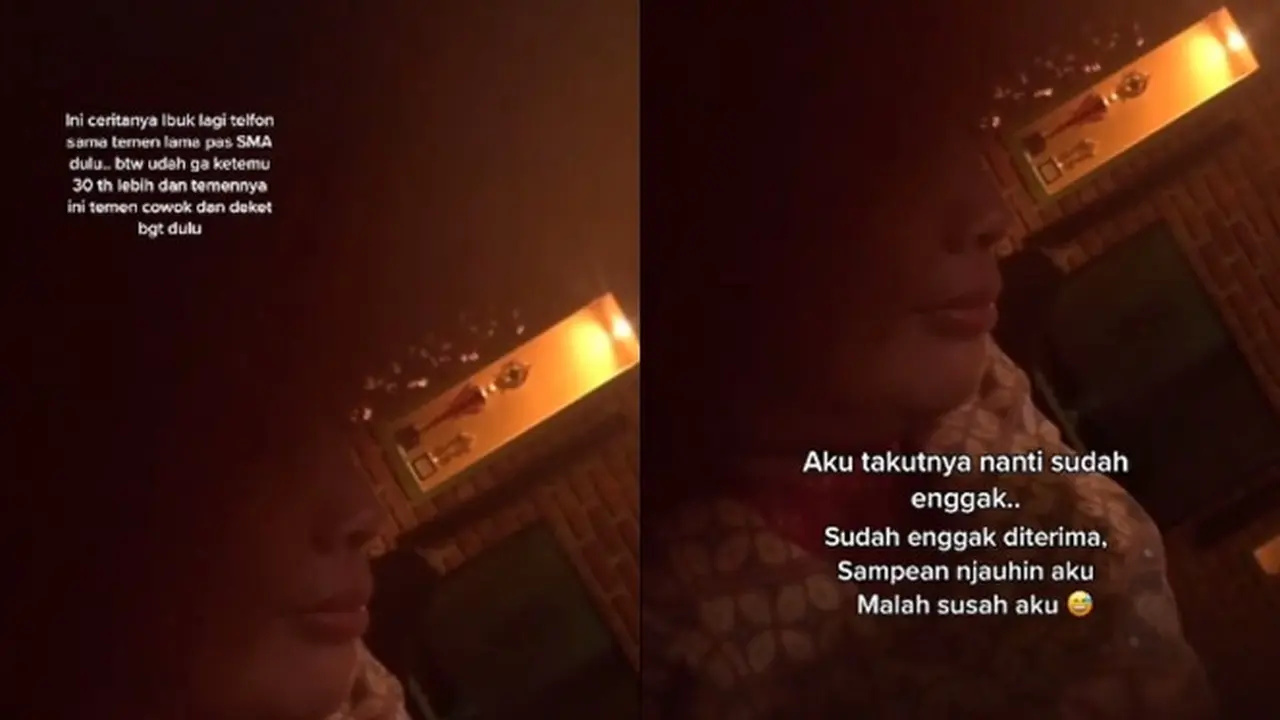 Terjebak Friendzone 30 Tahun, Momen Ibu Teleponan dengan Teman SMA Ini Bikin Senyum