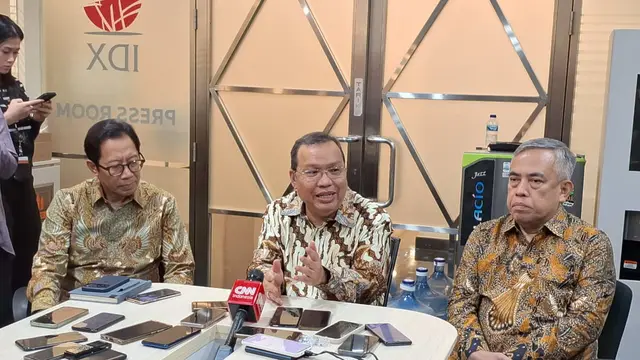 Direktur Utama PT Bursa Efek Indonesia (BEI) Iman Rachman di Gedung Bursa Efek Indonesia, Rabu (28/1/2026).