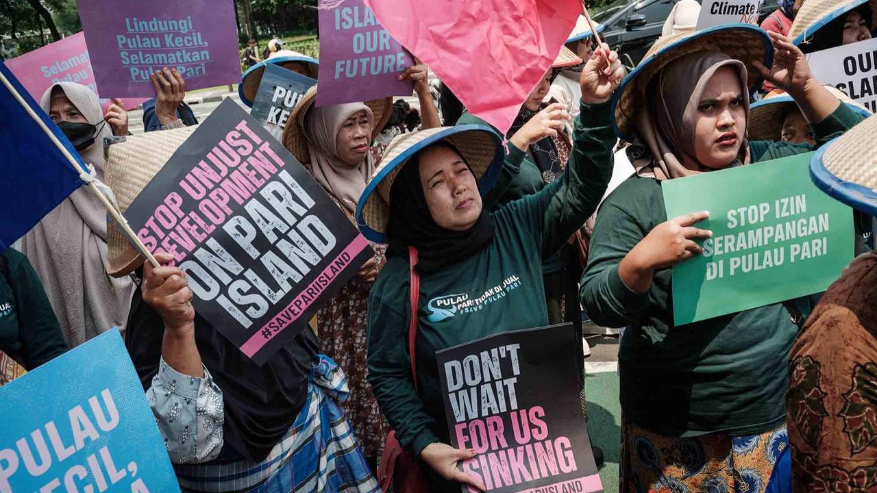 FOTO: Pulau Pari Terancam Tenggelam: Warga Desak KKP Cabut Izin Laut Bermasalah