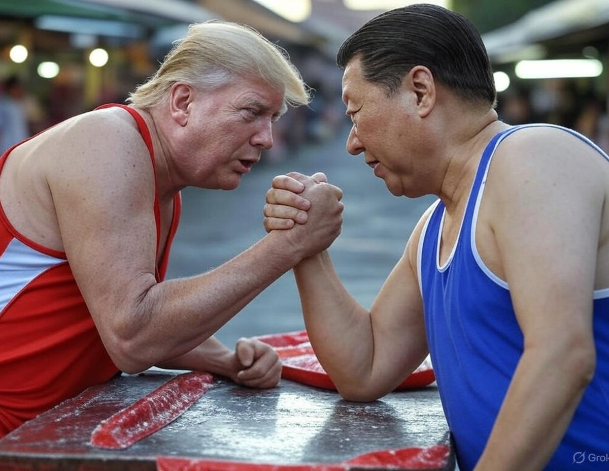 trump adu panco dengan xi jinping